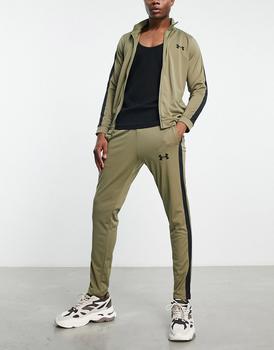 Under Armour | Under Armour knitted tracksuit set in khaki商品图片,