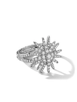 David Yurman | Starburst Ring in 18K White Gold,商家Saks Fifth Avenue,价格¥36756