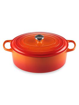 商品Le Creuset | 9.5-Quart Signature Cast Iron Oval Dutch Oven,商家Saks Fifth Avenue,价格¥3965图片