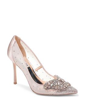 product Women's Quintana Glitter & Mesh High-Heel Pumps image