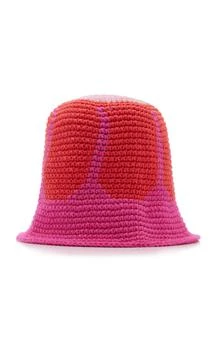 推荐Memorial Day - Daisy Cotton Bucket Hat  - Pink - Size 1 - Moda Operandi商品