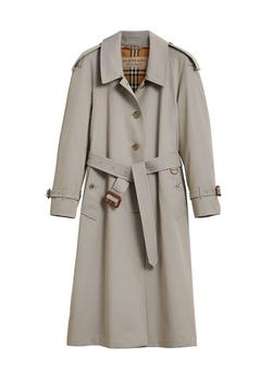 推荐Side-slit tropical gabardine trench coat商品