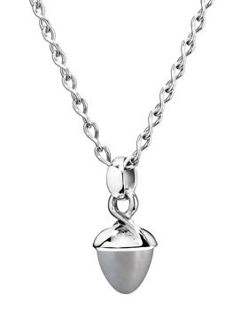 商品Tamara Comolli | 18k White Gold Gray Moonstone Acorn Pendant,商家Neiman Marcus,价格¥15422图片