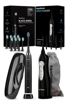 商品AquaSonic | Black Series Toothbrush & Black Aquaflosser Bundle,商家Nordstrom Rack,价格¥453图片