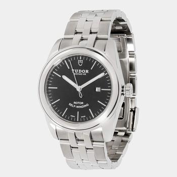 推荐Tudor Black Stainless Steel Glamour 53000 Automatic Women's Wristwatch 31 mm商品