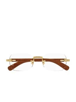 Cartier | Cartier Rectangle Rimless Glasses 7.1折
