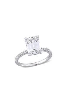 DELMAR | 10K White Gold Created Moisannite Engagement Ring,�商家Nordstrom Rack,价格¥5143