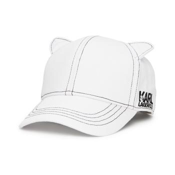 Karl Lagerfeld Paris | Women's Cat Ear Adjustable Baseball Hat商品图片,