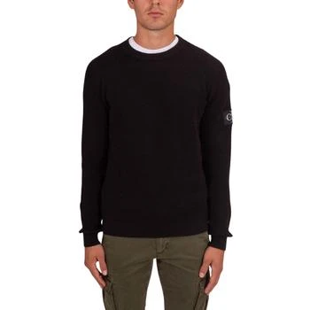 Calvin Klein | 男士华夫格棉质徽章套头衫,商家Jomashop,价格¥307