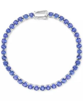 Effy | EFFY® Tanzanite Tennis Bracelet (7-3/8 ct. t.w.) in Sterling Silver,商家Macy's,价格¥4162