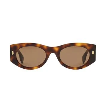 Fendi | Fendi Eyewear Oval Frame Sunglasses 8.6折, 独家减免邮费