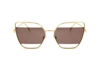 推荐Fendi Eyewear Butterfly Frame Sunglasses商品