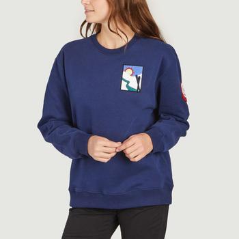 推荐Round Neck Sweatshirt Bleu Marine Colmar商品