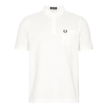 Fred Perry | Fred Perry Button Down Collar Polo Shirt - Snow White商品图片,