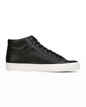 推荐Men's Fynn Glove Leather Low-Top Sneakers商品