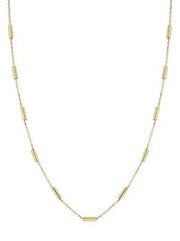 Saks Fifth Avenue | 14K Yellow Gold Station Necklace,商家Saks OFF 5TH,价格¥4195