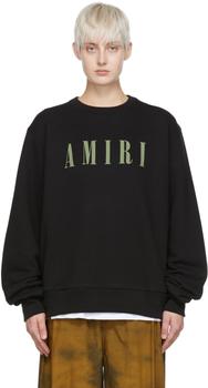 amiri卫衣精选, AMIRI | Black Cotton Sweatshirt商品图片 