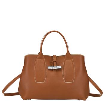 longchamp roseau, Longchamp | Top handle bag M Roseau Cognac (10058HQS504)商品图片 