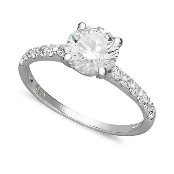 Arabella | 14k White Gold Ring, Cubic Zirconia Wedding Ring (2-3/4 ct. t.w.),商家Macy's,价格¥4461