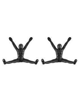 Danya B | Athlete Sculpture Cast Iron 2-Piece Wall Mount Double Hook Set,商家Macy's,价格¥262