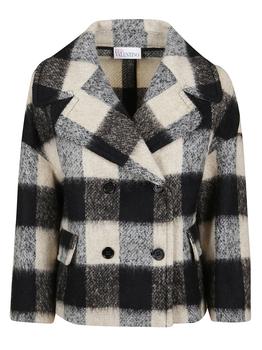 推荐REDValentino Checked Double Breasted Jacket商品