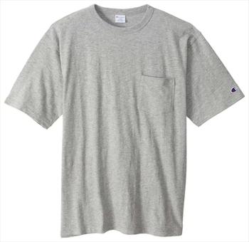 CHAMPION | Champion Mens Oxford Grey Cotton Pocket T-shirt, Size Medium商品图片,3.1折