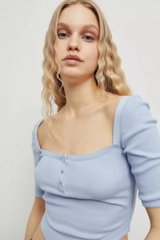 BDG衣服, BDG | BDG Charli Henley Top商品图片 2.8折×额外9.5折, 额外九五折