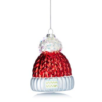推荐Glass Santa Hat Ornament - 100% Exclusive商品