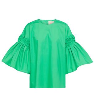 ROKSANDA, ROKSANDA | Pleated cotton top商品图片 