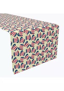 商品Fabric Textile Products, Inc. | Table Runner, 100% Polyester, 12x72", 4th Hats of Celebration,商家Belk,价格¥173图片