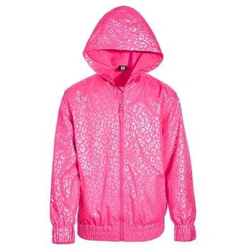 ID Ideology | Big Girl Leopard-Print Hooded Windbreaker Jacket, Created for Macy's,商家Macy's,价格¥332