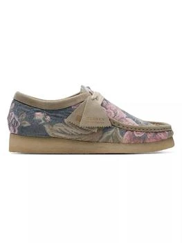 推荐Clarks Originals Wallabee Floral Lace-Up Shoes商品