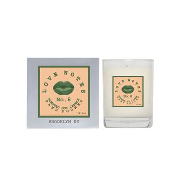 商品Love Notes Home LLC | No 8, Green Tea, Orange Spice, Cinnamon Glass Jar Candle, 12.5 Ounce,商家Macy's,价格¥213图片