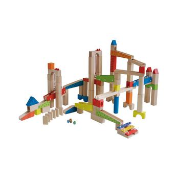 商品Roba-Kids | Wooden Marble Run Glass Marbles 100 Piece Building Blocks Set,商家Macy's,价格¥465图片