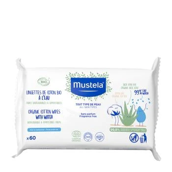 Mustela | Mustela 妙思乐 婴幼儿有机棉温和舒缓滋润湿巾 60片,商家Feelunique,价格¥62