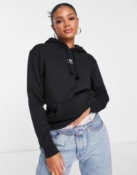 Adidas | adidas Originals Essentials fleece hoodie in black商品图片,额外8折x额外9.5折, 额外八折, 额外九五折