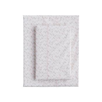 商品Soft Herringbone Cotton 300-Thread Count 4 Piece Sheet Set图片