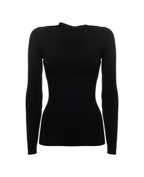 GIUSEPPE DI MORABITO | Viscosa Knitted Top With Chain Details商品图片,8.2折