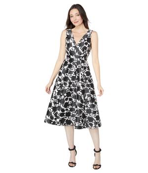 kate spade连衣裙, Kate Spade | Bicolor Floral Soiree Dress商品图片 4.3折