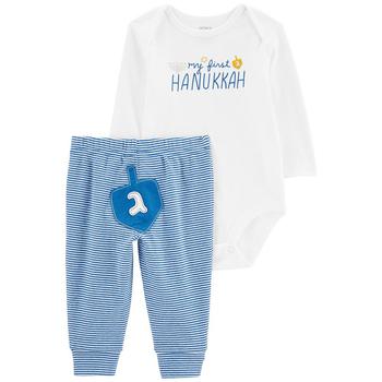 Carter's | Baby Boys Hanukkah Bodysuit and Pants, 2 Piece Set商品图片,