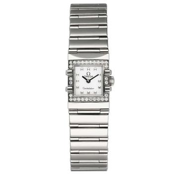 欧米茄星座怎么选, [二手商品] Omega | Pre-owned Omega Constellation Quartz Diamond Ladies Watch 1537.71.00商品图片 