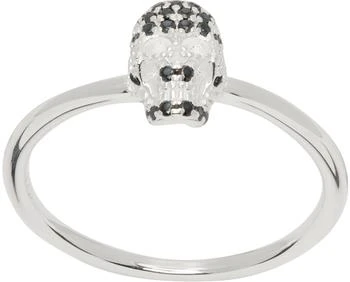 Stolen Girlfriends Club | SSENSE Exclusive Silver Dusted Skull Ring,商家SSENSE HK,价格¥384