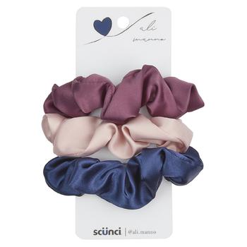 商品Scunci x Ali Manno | Satin Scrunchies for All Hair Types,商家Walgreens,价格¥58图片