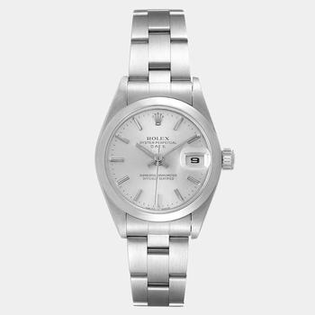 推荐Rolex Silver Stainless Steel Oyster Perpetual Date 79160 Women's Wristwatch 26 mm商品