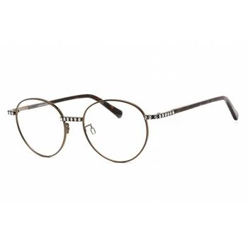 Swarovski | Swarovski Women's Eyeglasses - Round Shape Shiny Dark Brown Metal Frame | SK5424-H 048,商家My Gift Stop,价格¥251