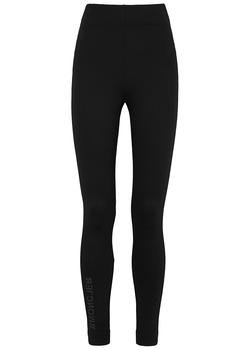 紧身裤男新款, Moncler | Grenoble black stretch-jersey leggings商品图片 