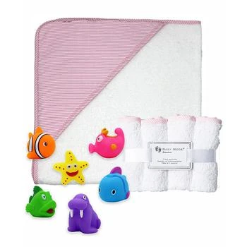 Baby Mode Signature | Baby Girls Towel, Washcloth, and Toys, 9 Piece Set,商家Macy's,价格¥298