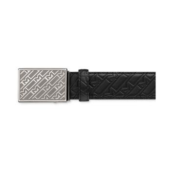 万宝龙皮带怎么选, MontBlanc | Logo Embossed Leather Belt商品图片 