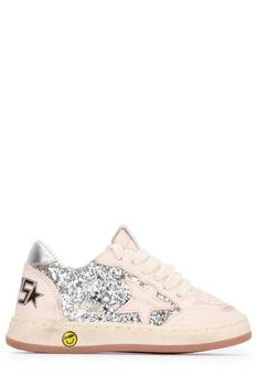 Golden Goose | Golden Goose Kids Ball Star Glitter Embellished Sneakers,商家Cettire,价格¥1252