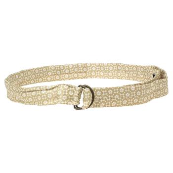 ysl皮带, [二手商品] Yves Saint Laurent | Yves Saint Laurent Beige Floral Print Silk Belt商品图片 5.2折